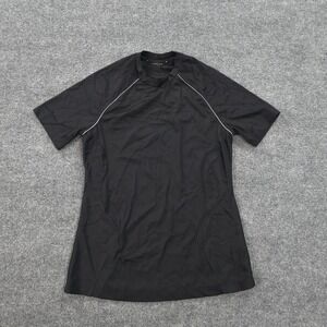 PXG Shirt Mens Small Black Ribbed Base Layer Performance Golf Tee Stretch NJ